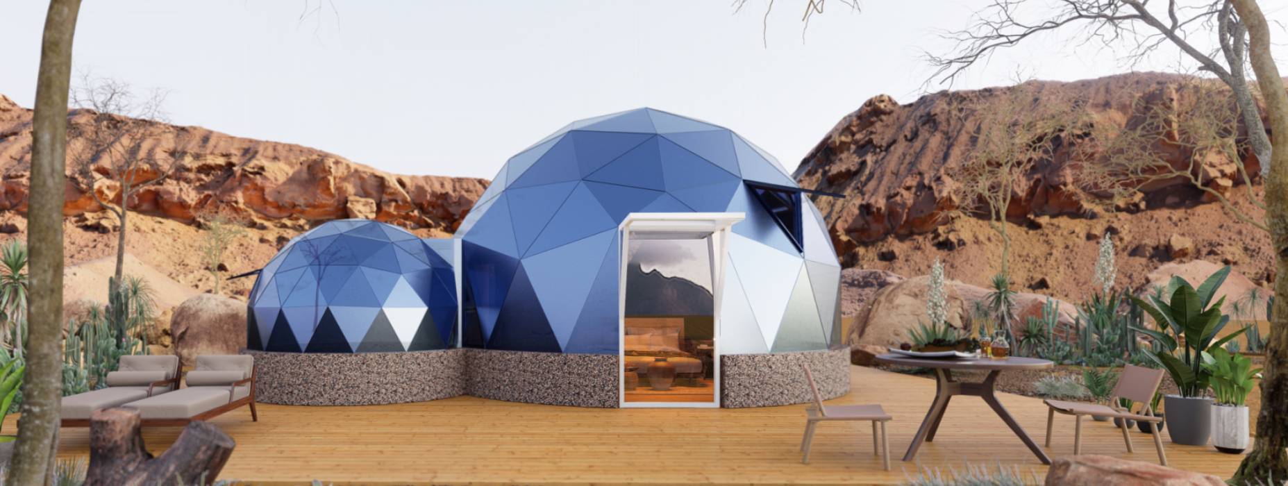 厦门球形智能光伏玻璃星空房